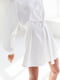 Сукня А-силуету біла з поясом | 5934438 | фото 6