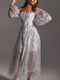 Сукня вечірня сріблястого кольору | 5934561 | фото 11