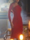 Платье-футляр красное | 5934564 | фото 2