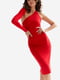 Платье-футляр красное | 5934564 | фото 5