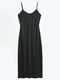 Сукня у білизняному стилі чорна | 5934574 | фото 8