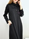 Сукня-худі чорна з написом | 5934581 | фото 3
