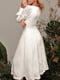 Платье А-силуэта белое | 5934210 | фото 4