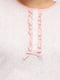 Лонгсливо бело-розовый пижаный | 5925105 | фото 4