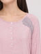 Рубашка ночная розовая | 5934614 | фото 4