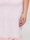 Сорочка нічна в біло-рожева з принтом  | 5934626 | фото 4