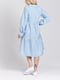 Платье А-силуэта голубое | 5936178 | фото 4