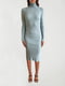 Сукня-светр блакитна | 5936603 | фото 2