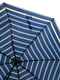 Зонт синий в полоску | 5937382 | фото 2