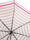 Зонт бежевый в полоску | 5937383 | фото 2