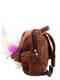 Рюкзак коричневый с декором | 5937501 | фото 3