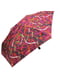 Зонт бордовый в принт | 5937699 | фото 2