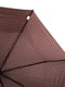 Зонт коричневый в клетку | 5937988 | фото 2