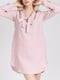 Платье А-силуэта розовое | 5938130 | фото 3