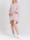 Платье А-силуэта розовое | 5938140