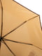 Зонт механический светло-коричневый с принтом | 5746580 | фото 2