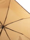 Зонт механический светло-коричневый с принтом | 5746581 | фото 2