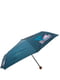 Зонт механический темно-бирюзовый с принтом | 5746883 | фото 2