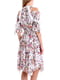 Сукня А-силуету біла в квітковий принт | 5938222 | фото 2