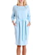 Платье А-силуэта голубое | 5938225 | фото 2