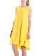Платье А-силуэта желтое | 5938228