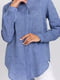 Рубашка голубая льняная | 5938262 | фото 3