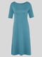 Сукня А-силуету бірюзового кольору | 5939613