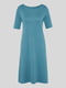 Сукня А-силуету бірюзового кольору | 5939613 | фото 4