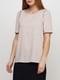 Блуза светло-розовая с принтом | 5947686