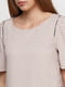 Блуза светло-розовая с принтом | 5947686 | фото 3