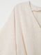 Блуза бежевая с принтом | 5947844 | фото 2