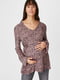 Блуза для беременных розовая с цветочным принтом | 5948320 | фото 2