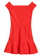 Платье А-силуэта красное | 5948542