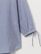 Блуза голубая в полоску | 5948669 | фото 2