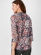 Блуза серая с цветочным принтом | 5948902 | фото 2