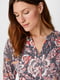Блуза серая с цветочным принтом | 5948902 | фото 4