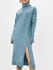 Сукня-светр сіро-блакитна | 5951698
