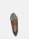 Туфли черно-серебристого цвета | 5952470 | фото 6