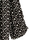 Платье А-силуэта черное с цветочным принтом | 5952621 | фото 2
