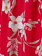 Блуза красная с цветочным принтом | 5952602 | фото 2