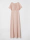 Платье А-силуэта розовое с принтом | 5952772