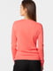 Пуловер коралового кольору | 5953386 | фото 3