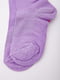 Носки сиреневого цвета с принтом | 5953689 | фото 2