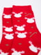 Шкарпетки червоні в принт | 5953699 | фото 3