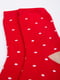 Носки красные в принт | 5953700 | фото 3