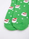 Шкарпетки зелені в принт | 5953701 | фото 2