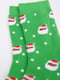 Шкарпетки зелені в принт | 5953701 | фото 3
