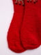 Шкарпетки червоні в принт | 5953705 | фото 2