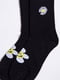Шкарпетки чорні з принтом | 5953711 | фото 2