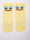 Шкарпетки жовті з принтом | 5953744 | фото 3